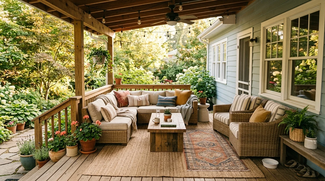 Back Porch Design and Decor Tips inspiration image.
