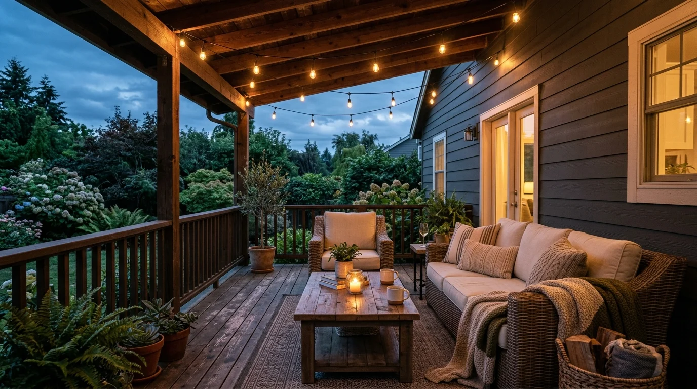 String Light Ambience Porch image.