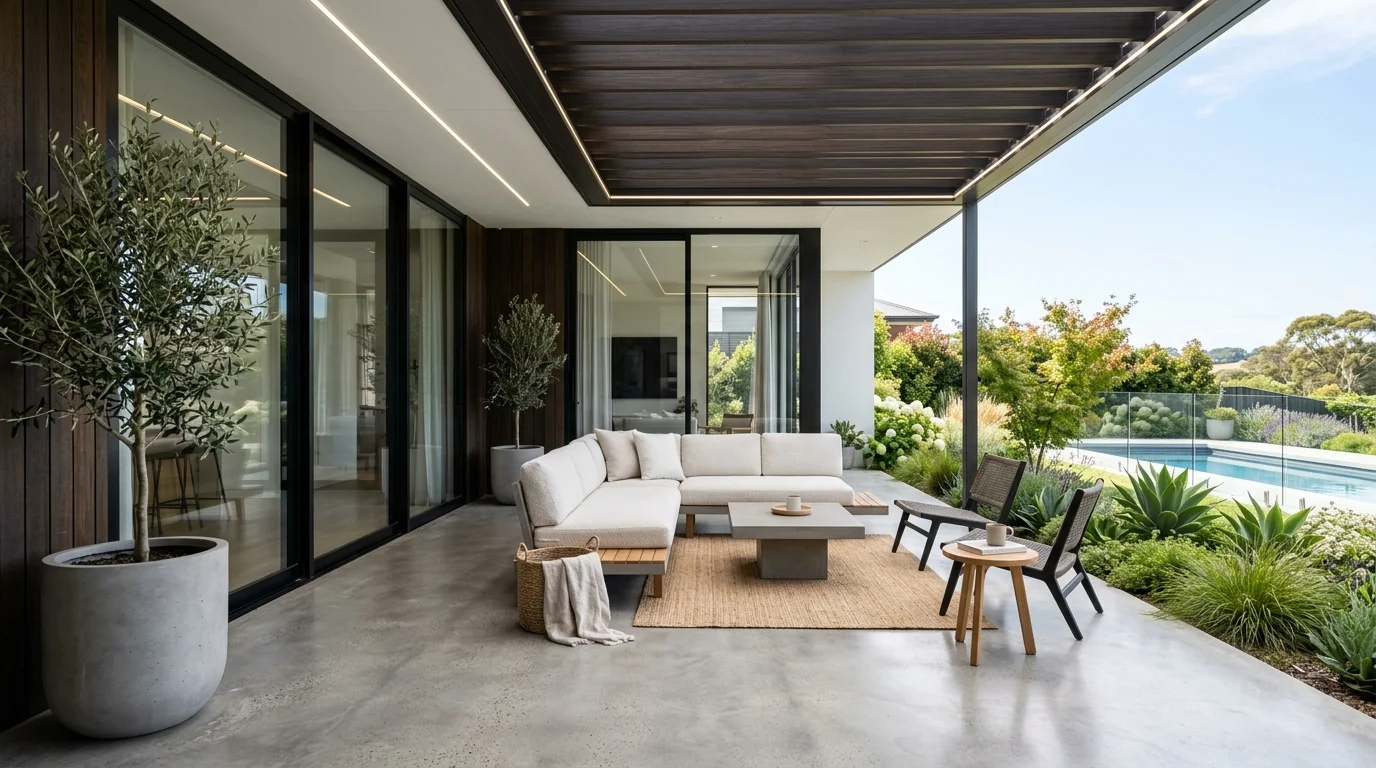 Minimal Modern Back Porch image.