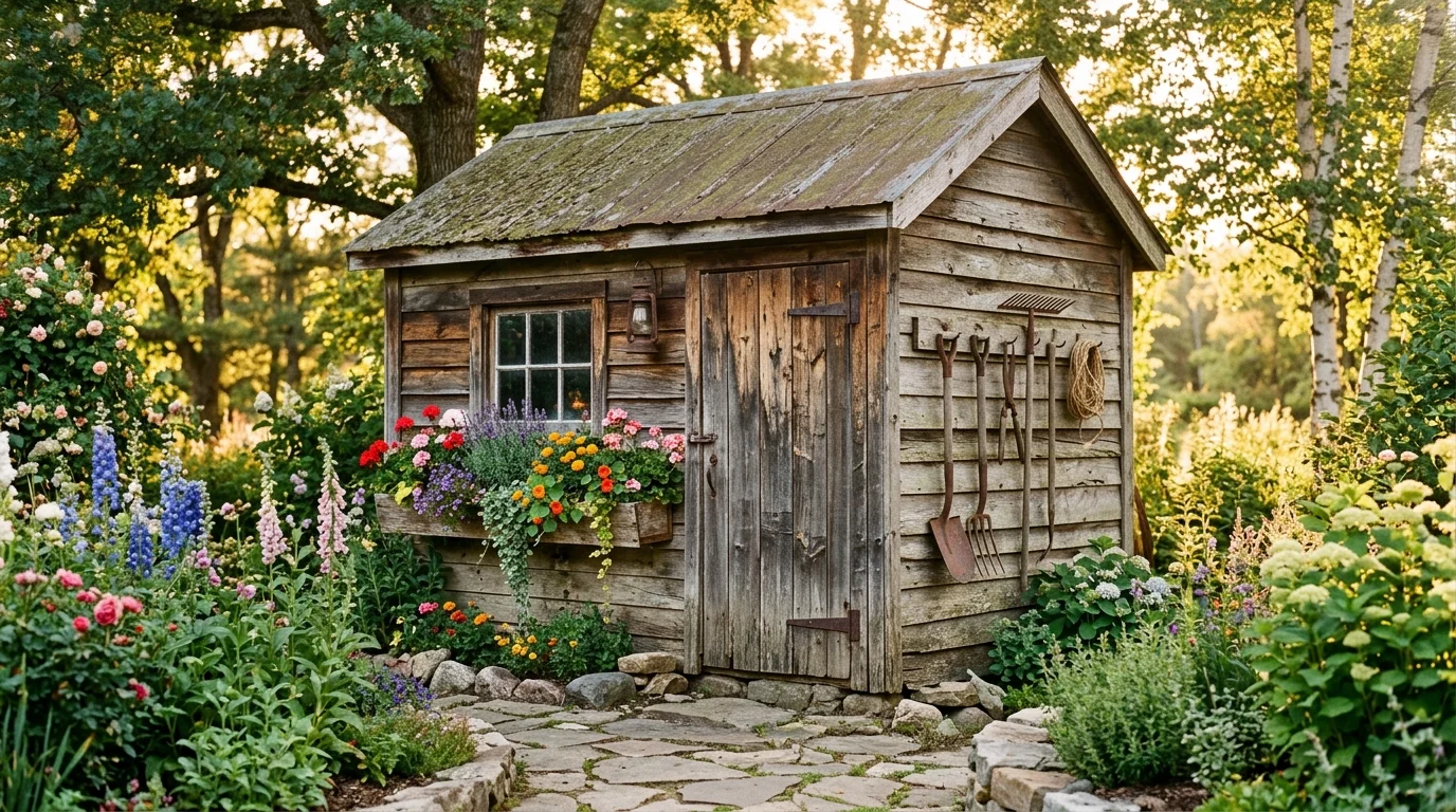 Potting Bench Shed image.