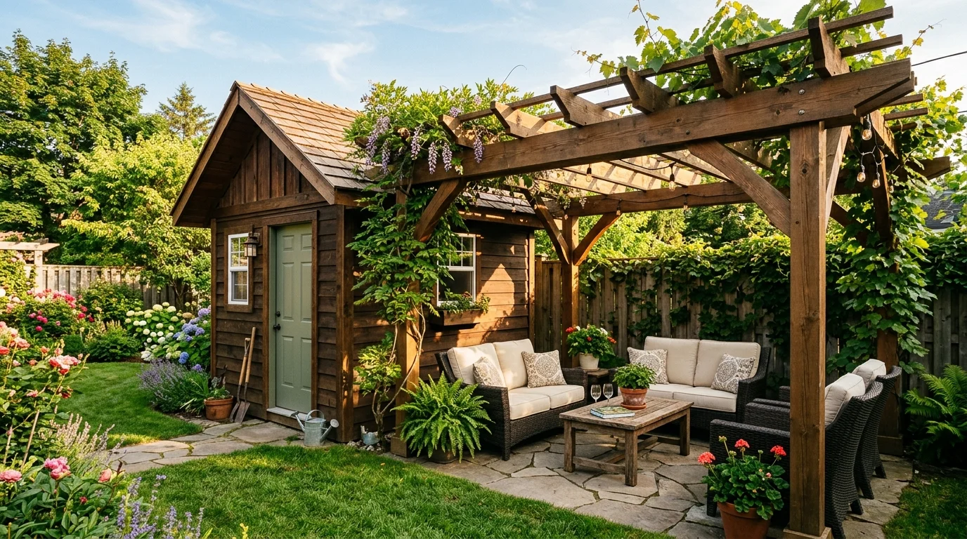 Rustic Cottage Shed image.