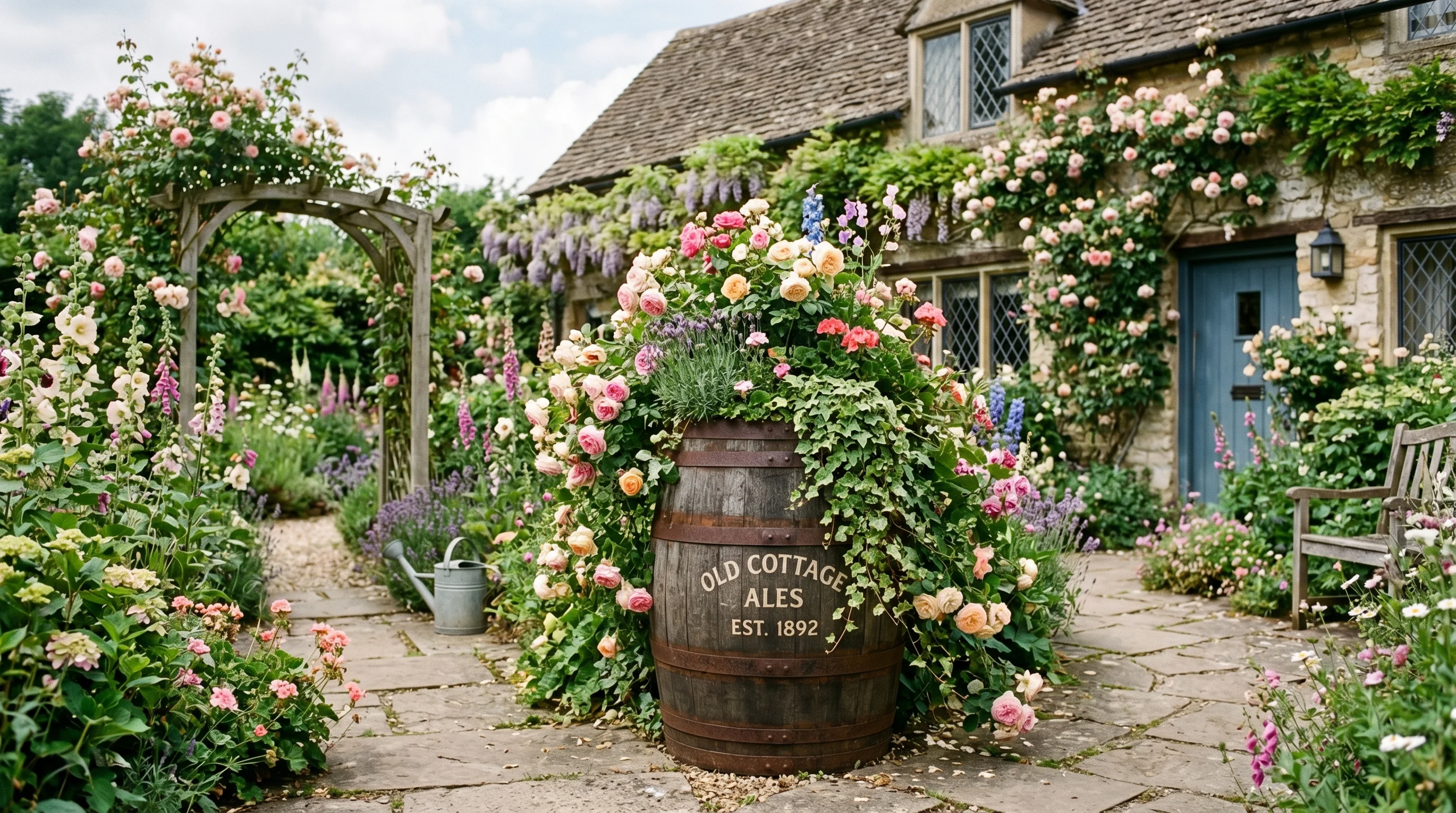 Soften the Base With Gravel or Planting image.