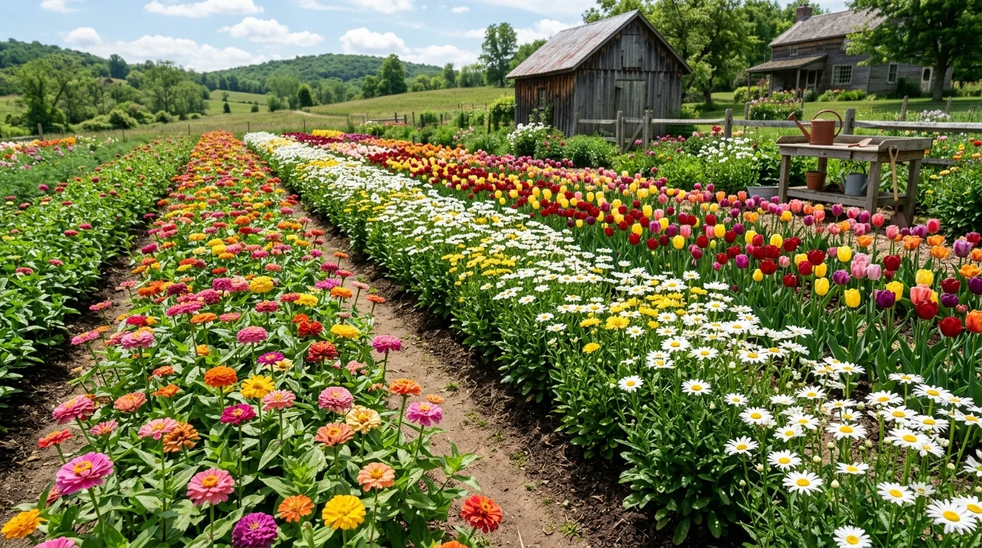 Best Cut Flower Garden Ideas for Planting inspiration image.