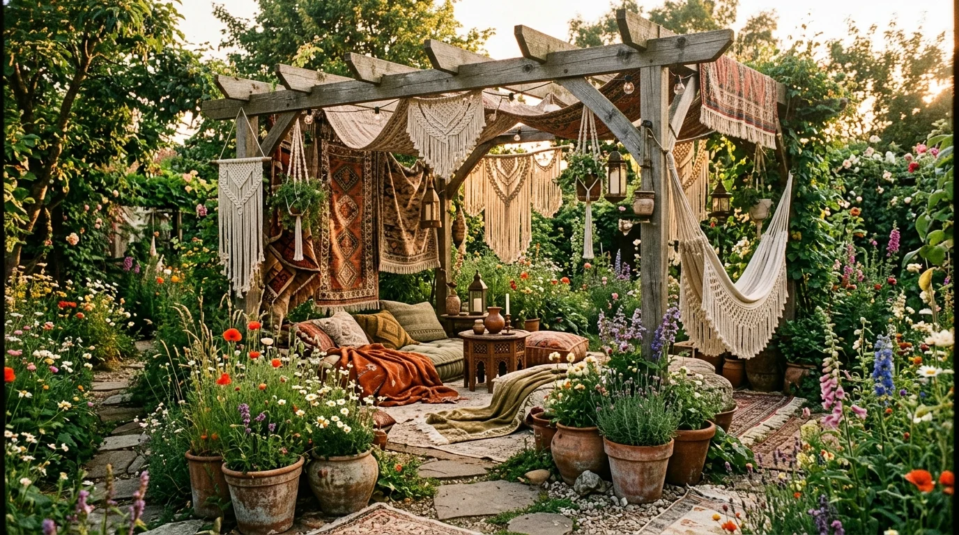 Boho Garden Guide: Tips for a Free-Spirited Yard inspiration image.