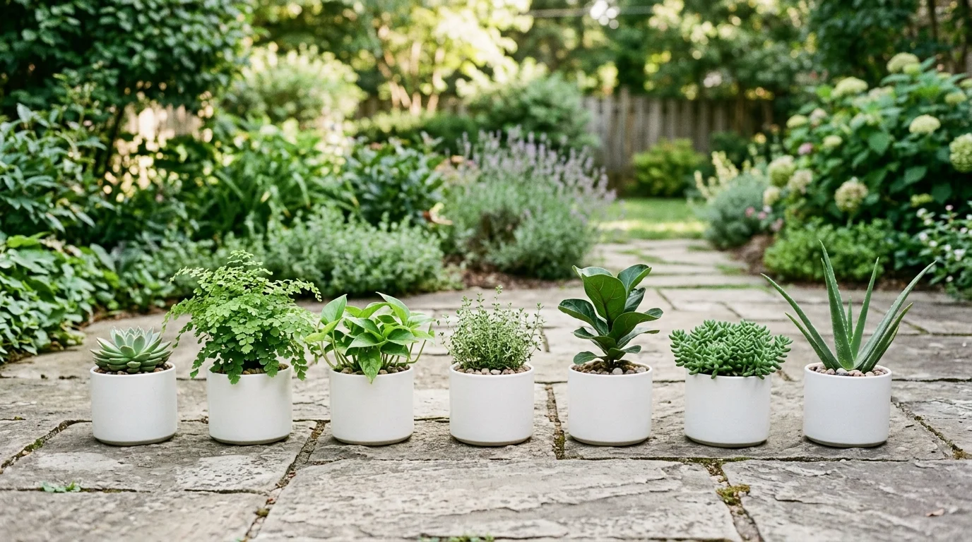 Use Large Pots to Frame Entries image.