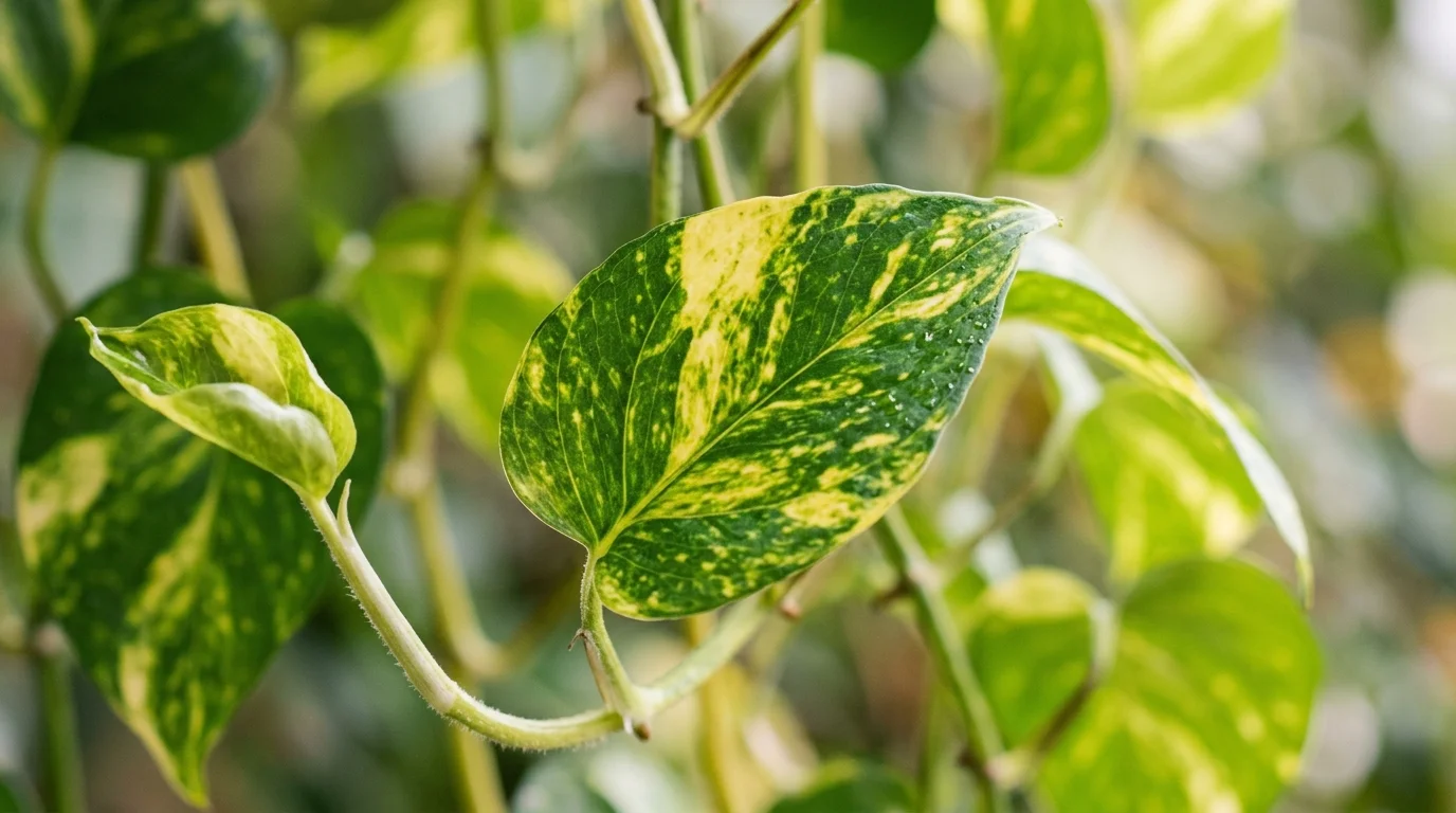 Golden Pothos Close Up image.