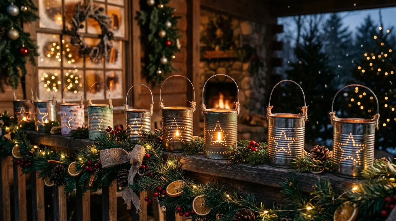 Lanterns Around a Tree Base image.