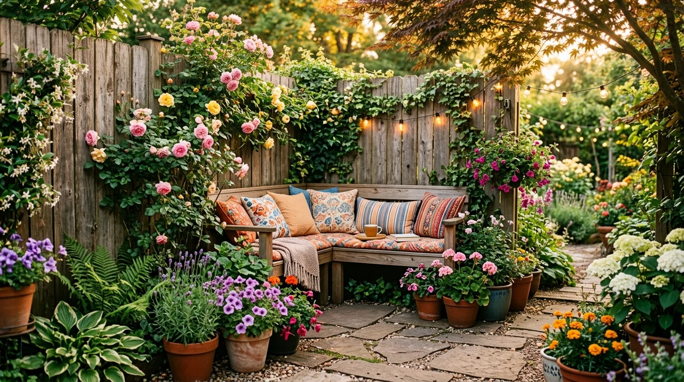 Rustic Fence Backdrop image.