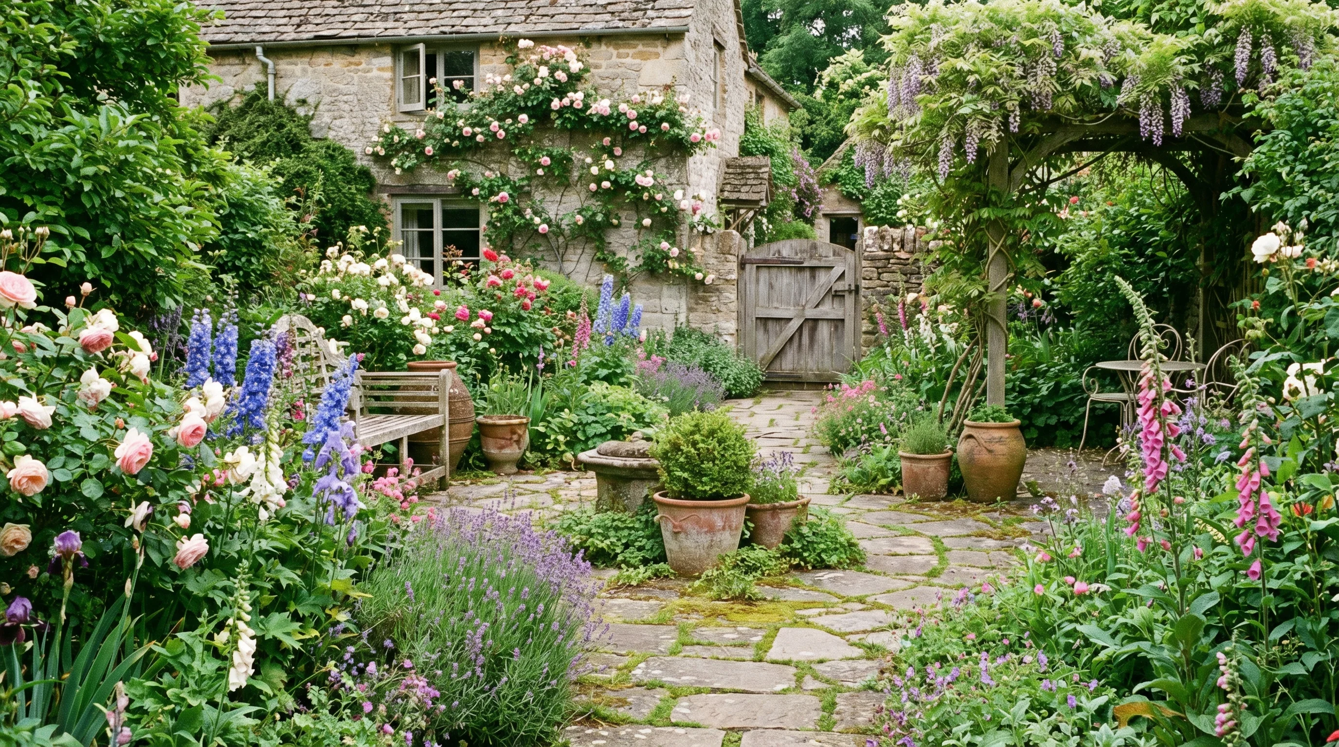 Let the Courtyard Feel Calm and Complete image.