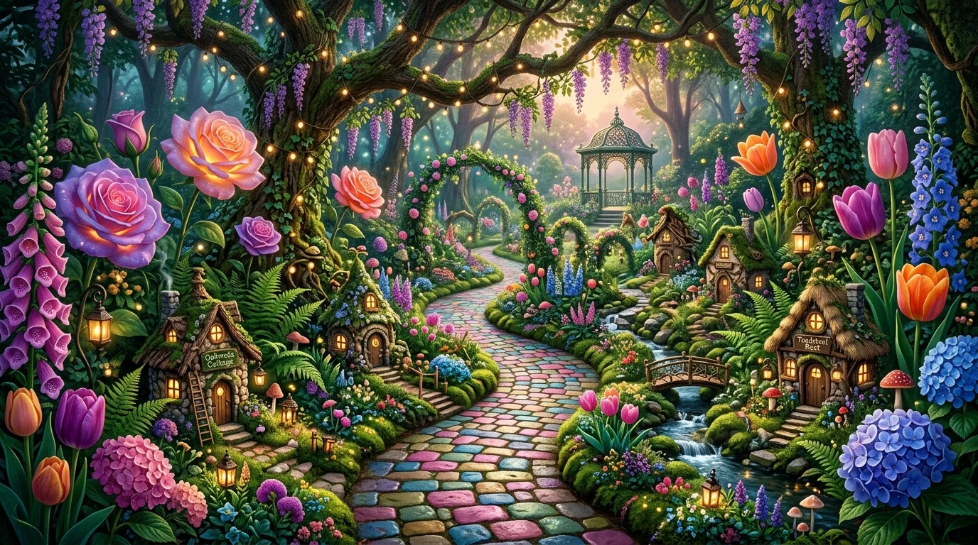 Creating a Whimsical Garden inspiration image.