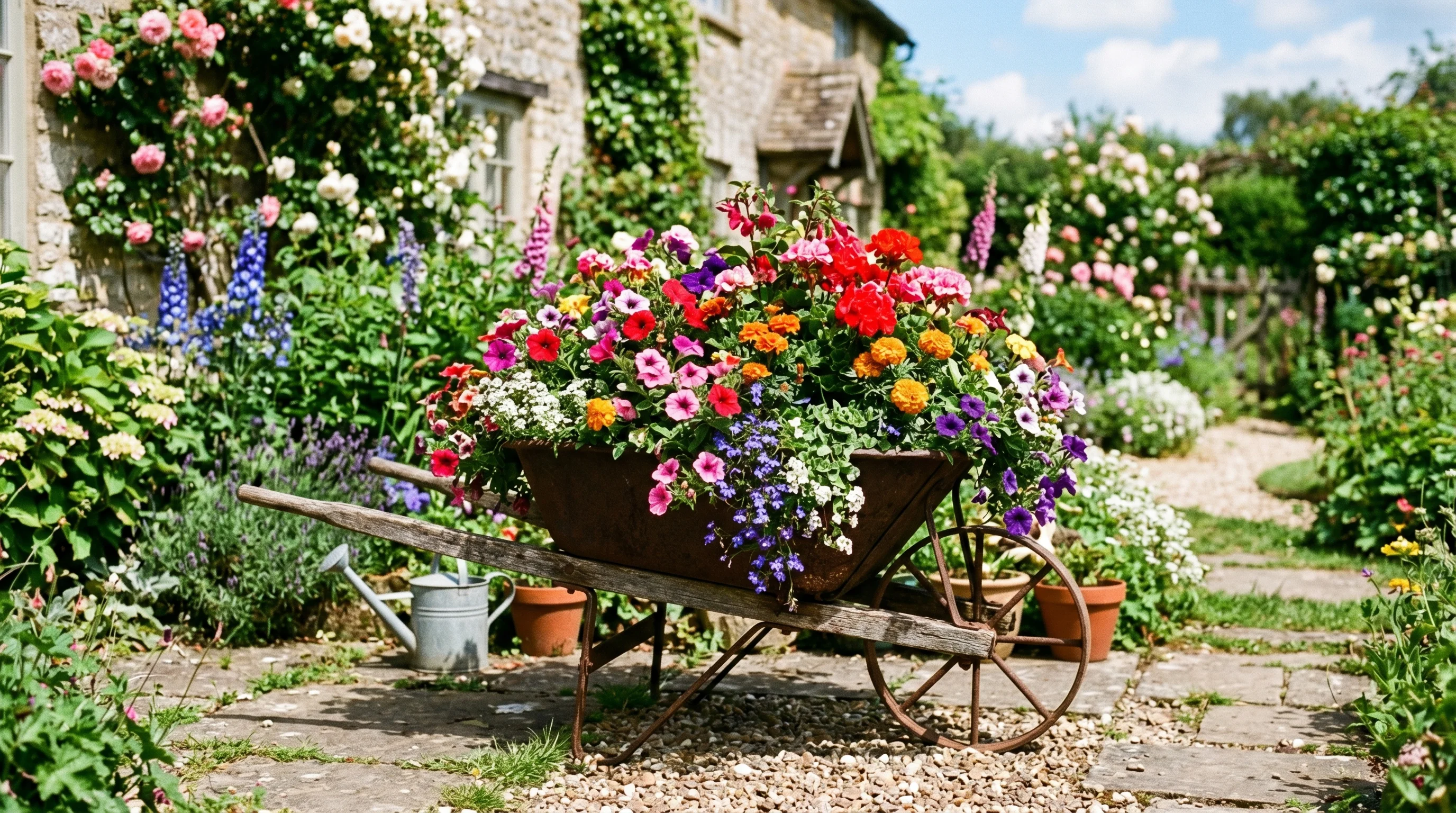 Mini Fairy Garden Scene image.