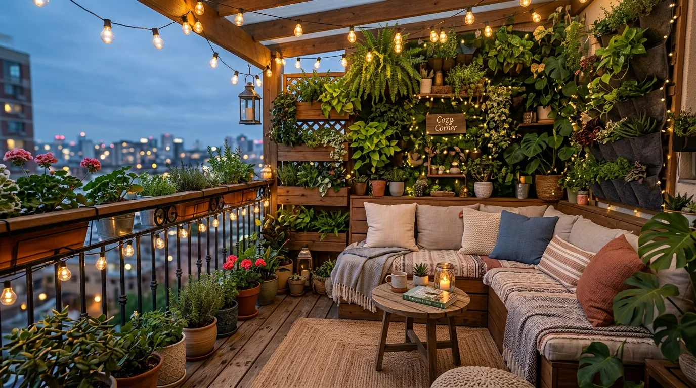 Creative Ideas to Transform Your Balcony inspiration image.