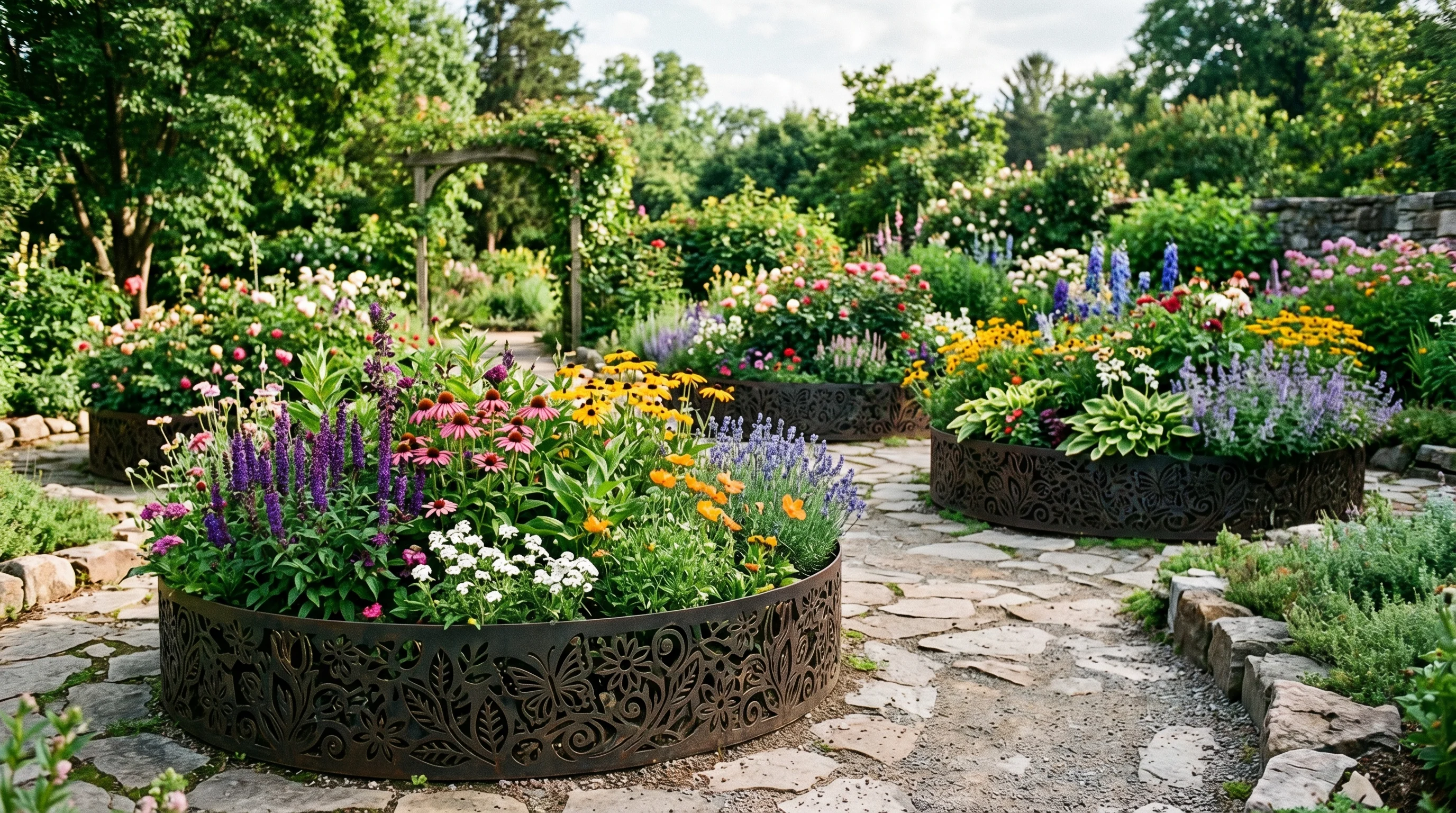 Pair Strong Beds With Soft Planting image.
