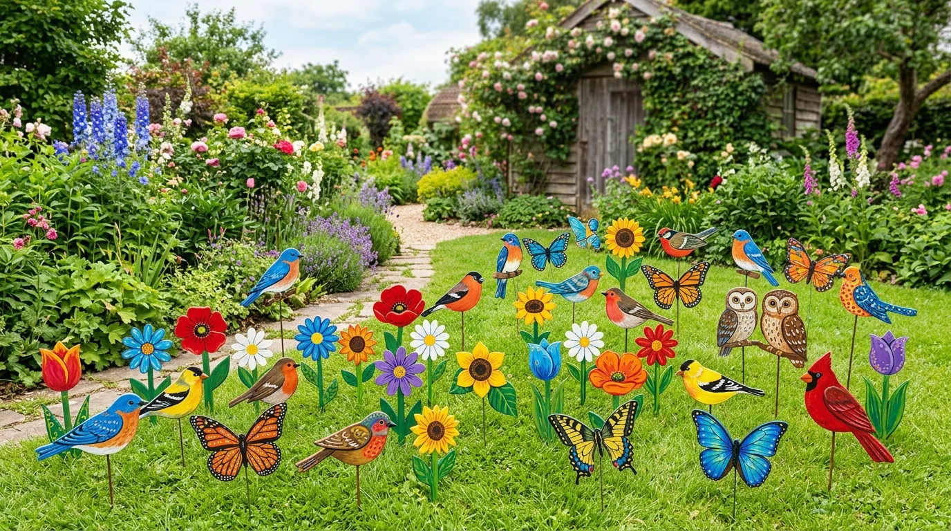 Creative Yard Art Ideas inspiration image.