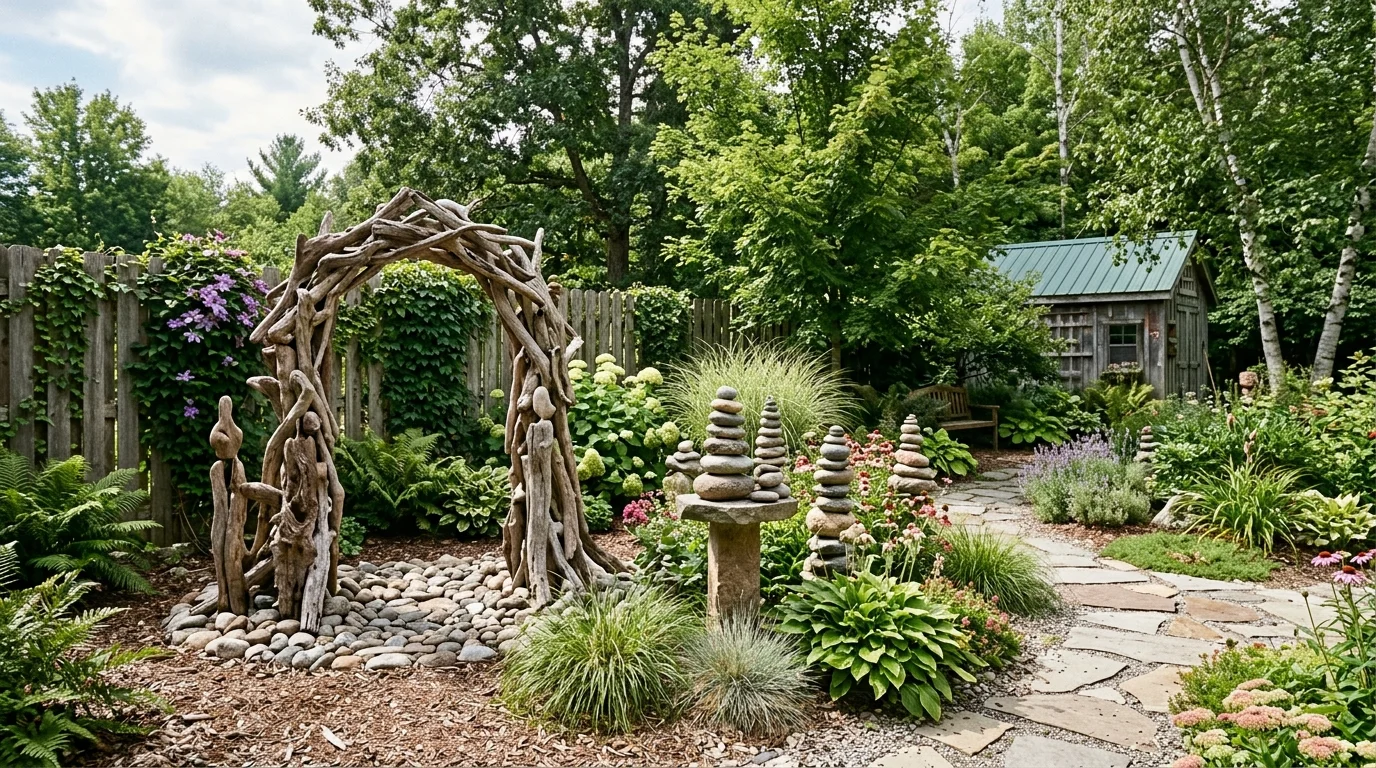 Sculptural Driftwood Piece image.