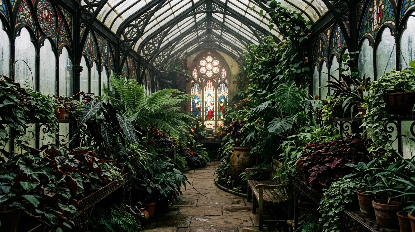 Shadowed Pergola Corner image.