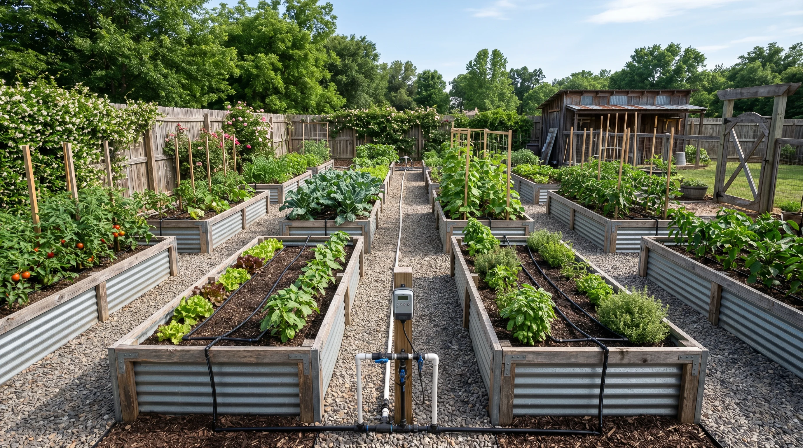 Herb and Salad Bed image.