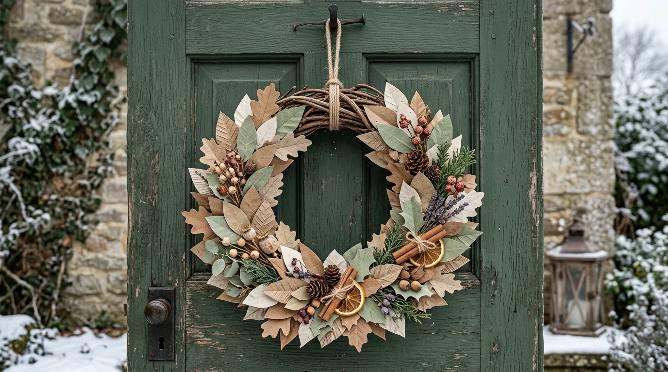 Eco-Friendly Christmas Wreath Ideas inspiration image.