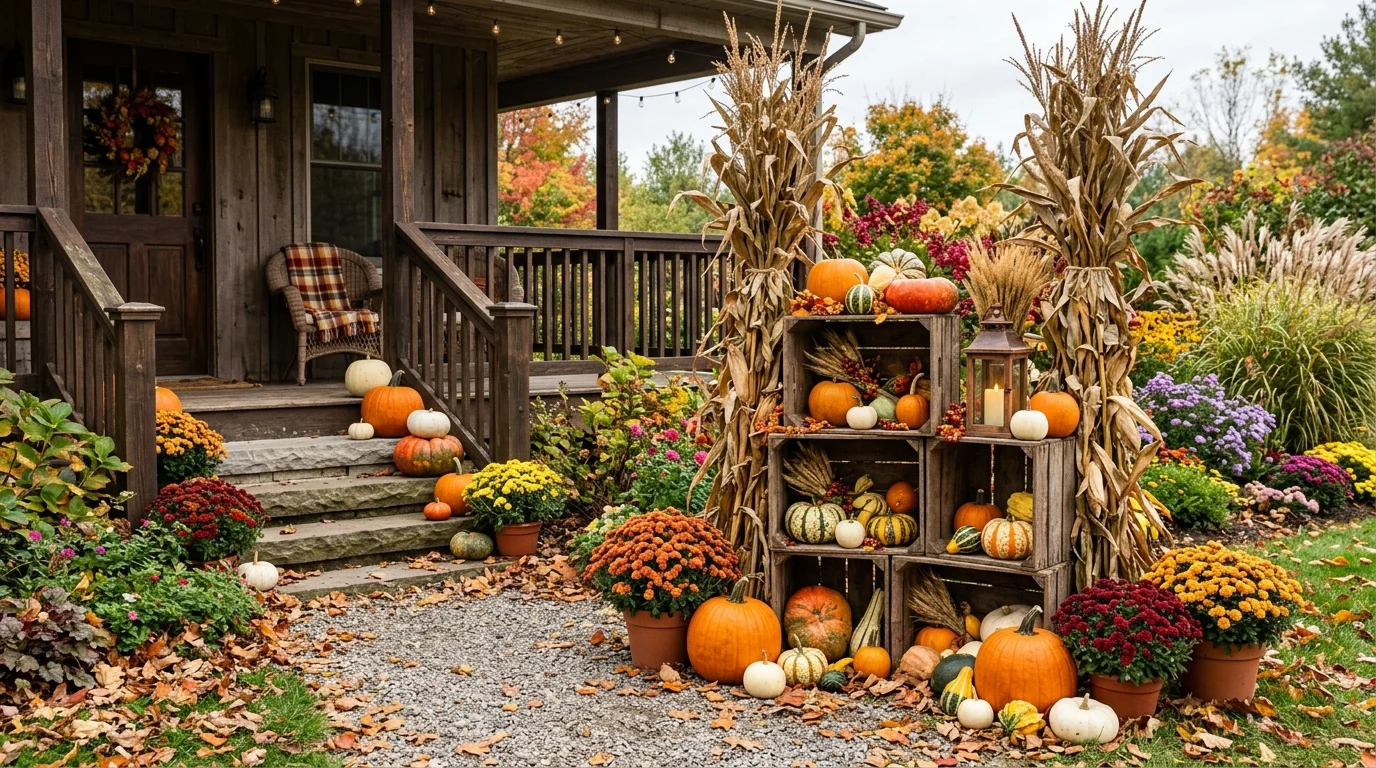 Basket of Gourds Accent image.