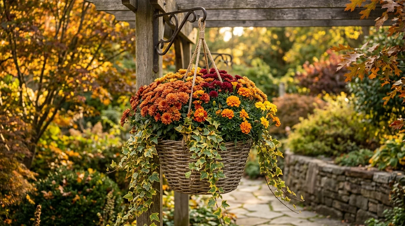 Fall Hanging Basket Ideas for Your Garden inspiration image.