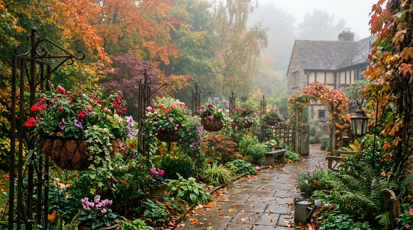 Misty Autumn Garden Baskets image.