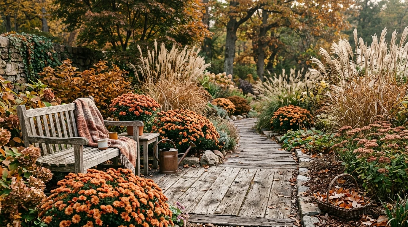 Gorgeous Fall Planters for Shade inspiration image.