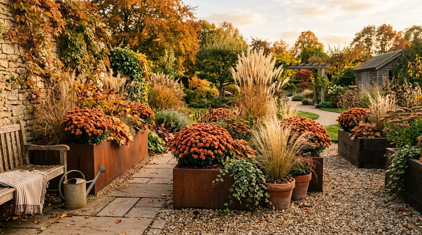 Textured Bark and Evergreen Accent image.
