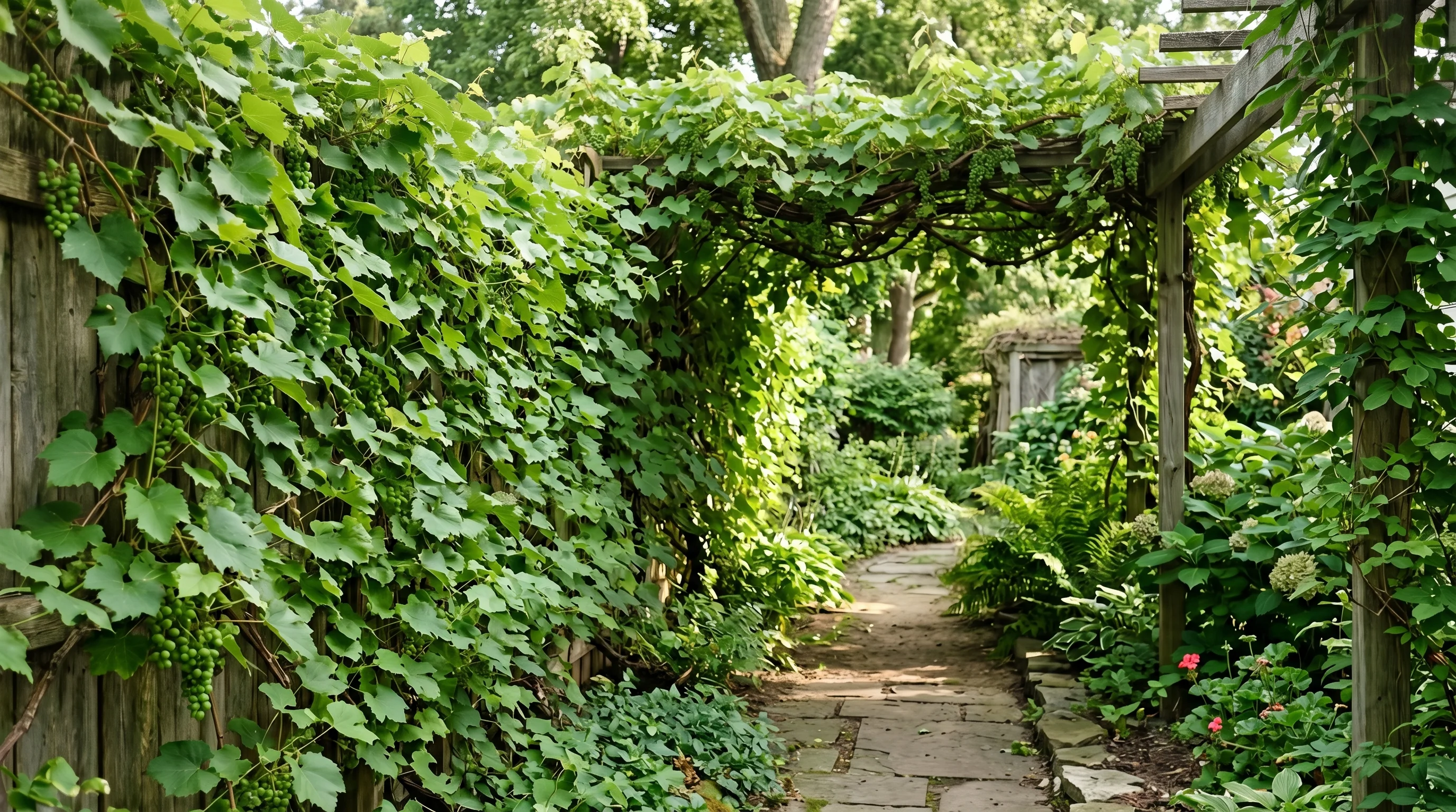 Pair Climbers With Border Planting image.
