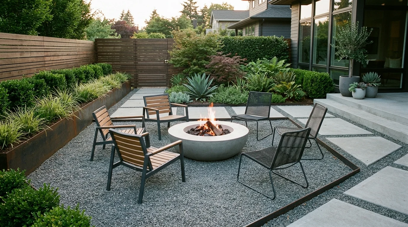 Let the Fire Pit Feel Safe and Open image.