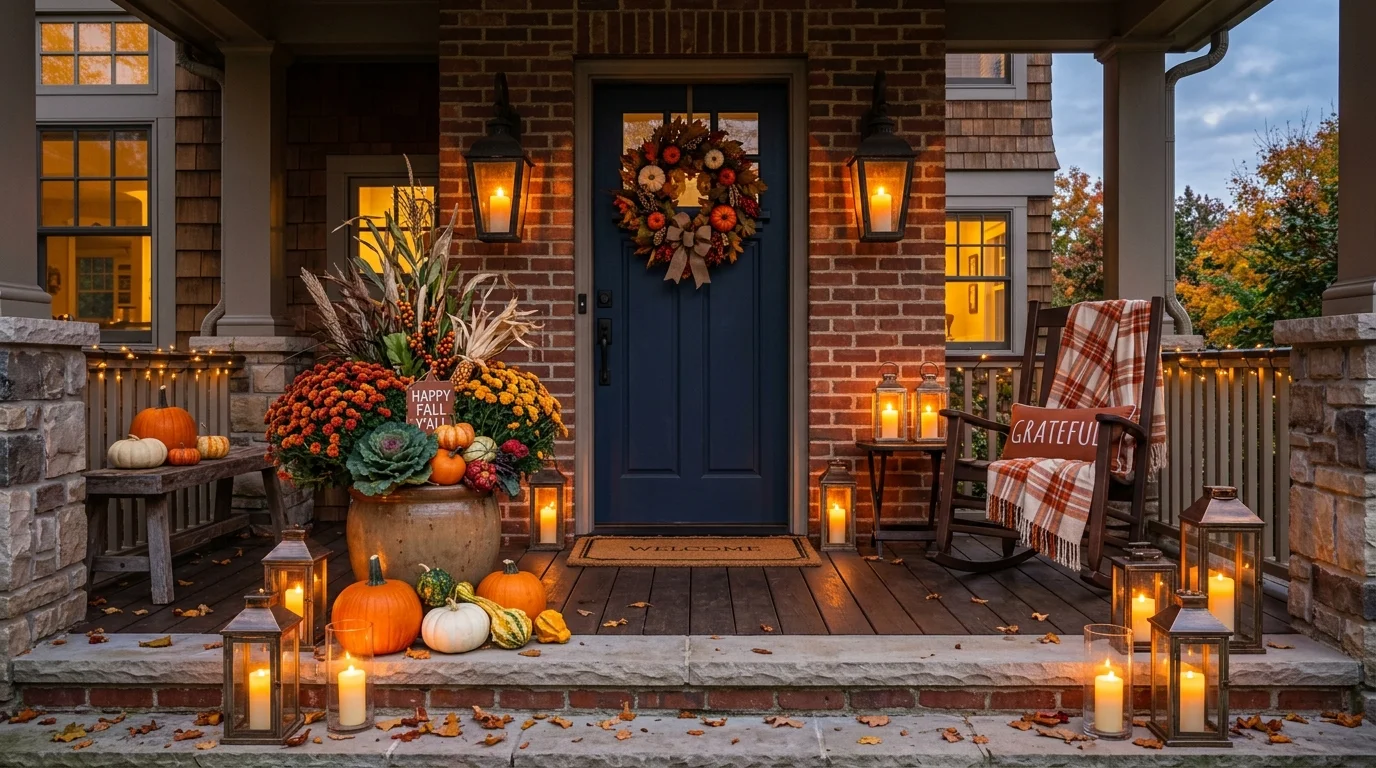 Lantern And Planter Combo image.