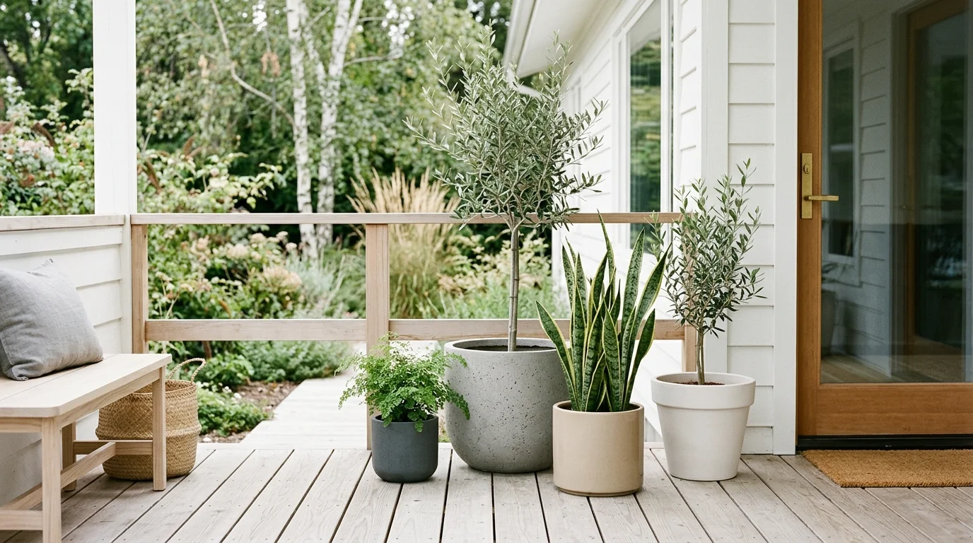 Rustic Basket Pot image.