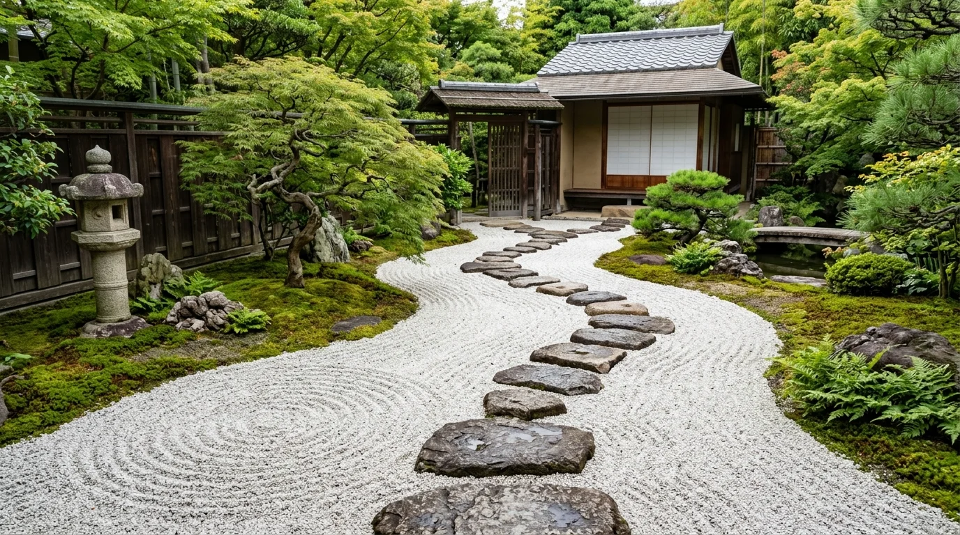 Mossy Woodland Path image.