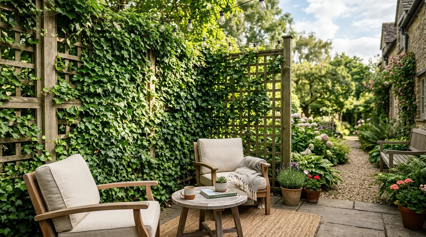 Using Garden Trellises as Privacy Screens inspiration image.