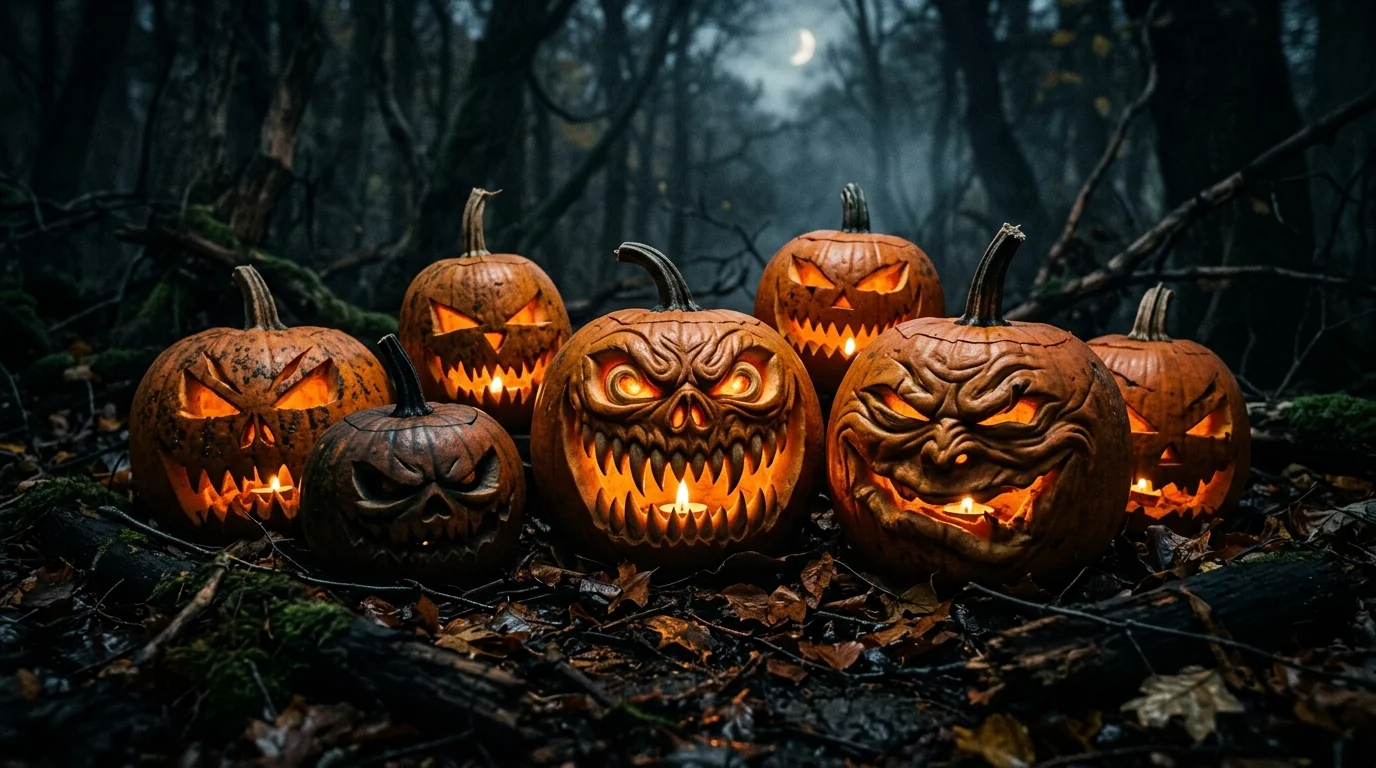 Horror Carved Pumpkin Collection image.