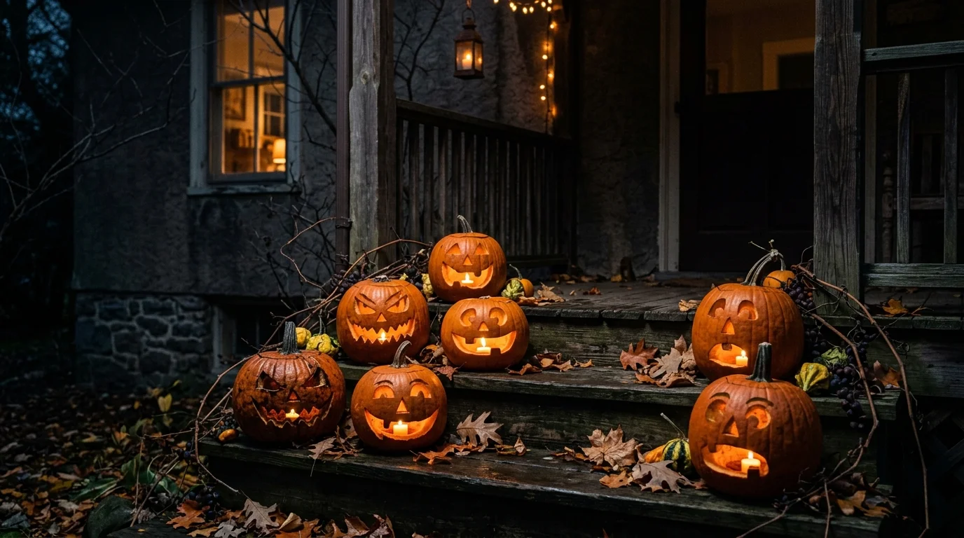 Spooky Pumpkin Cluster image.