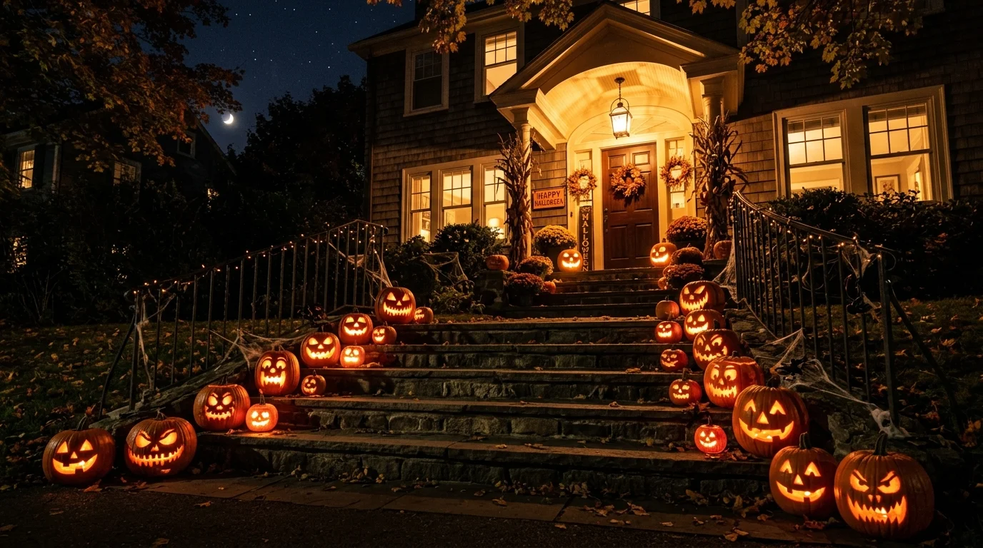 Pumpkin Staircase Pathway image.