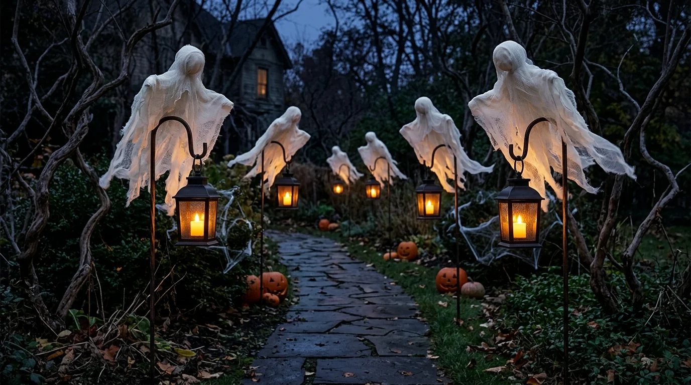 Layer Stakes With Pumpkins image.