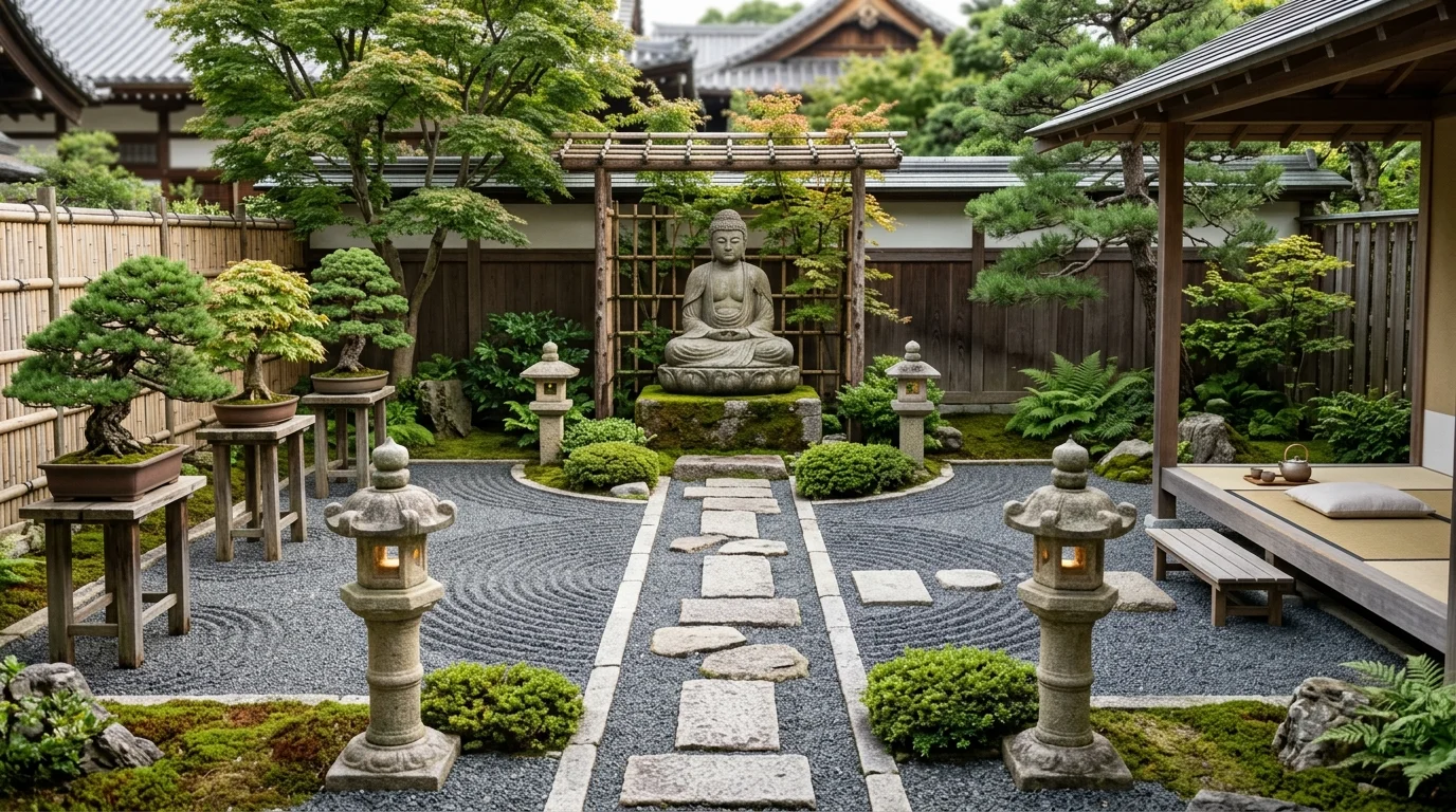 Layered Bamboo Screen image.