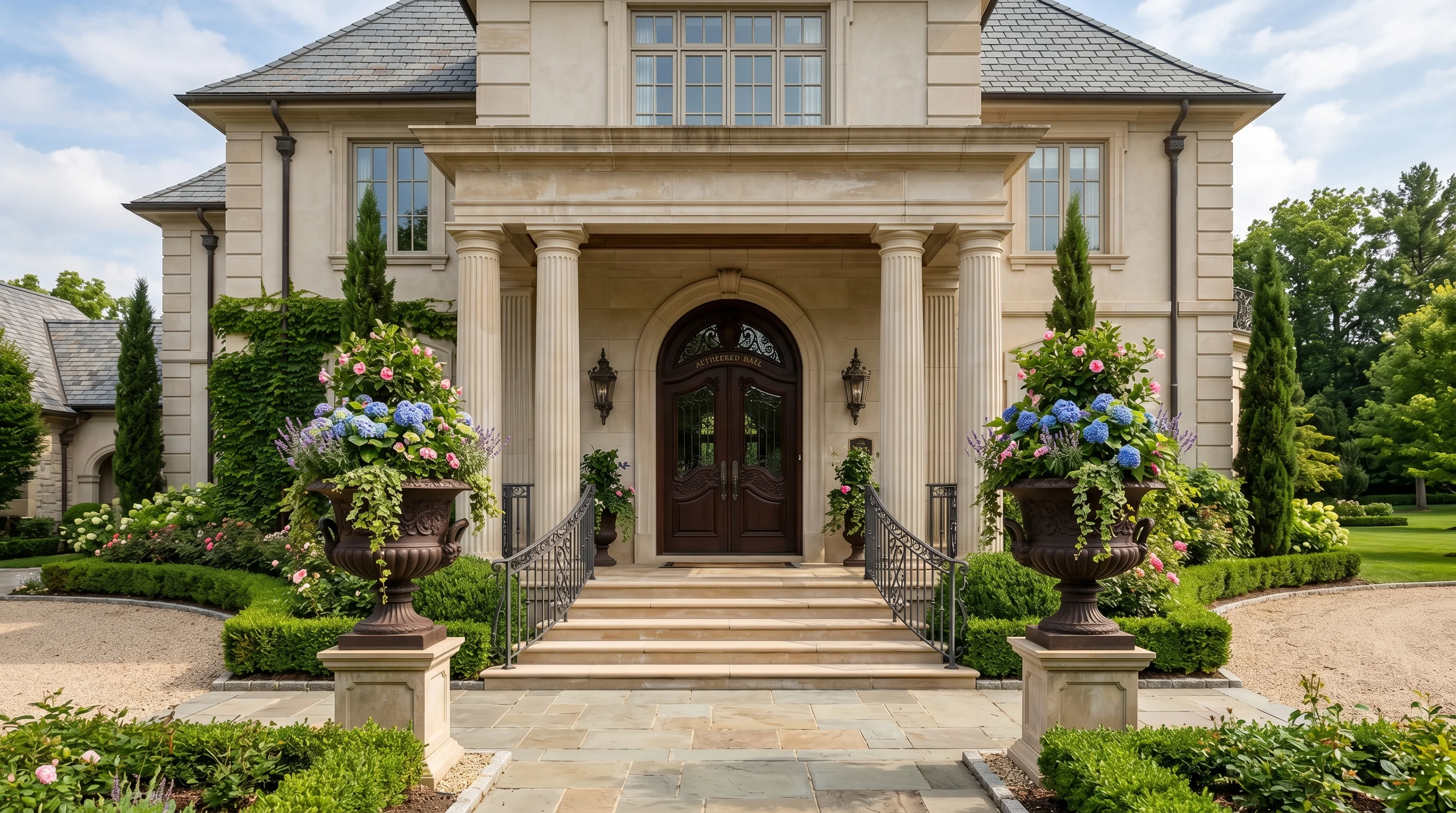 Flank an Entry With a Pair image.