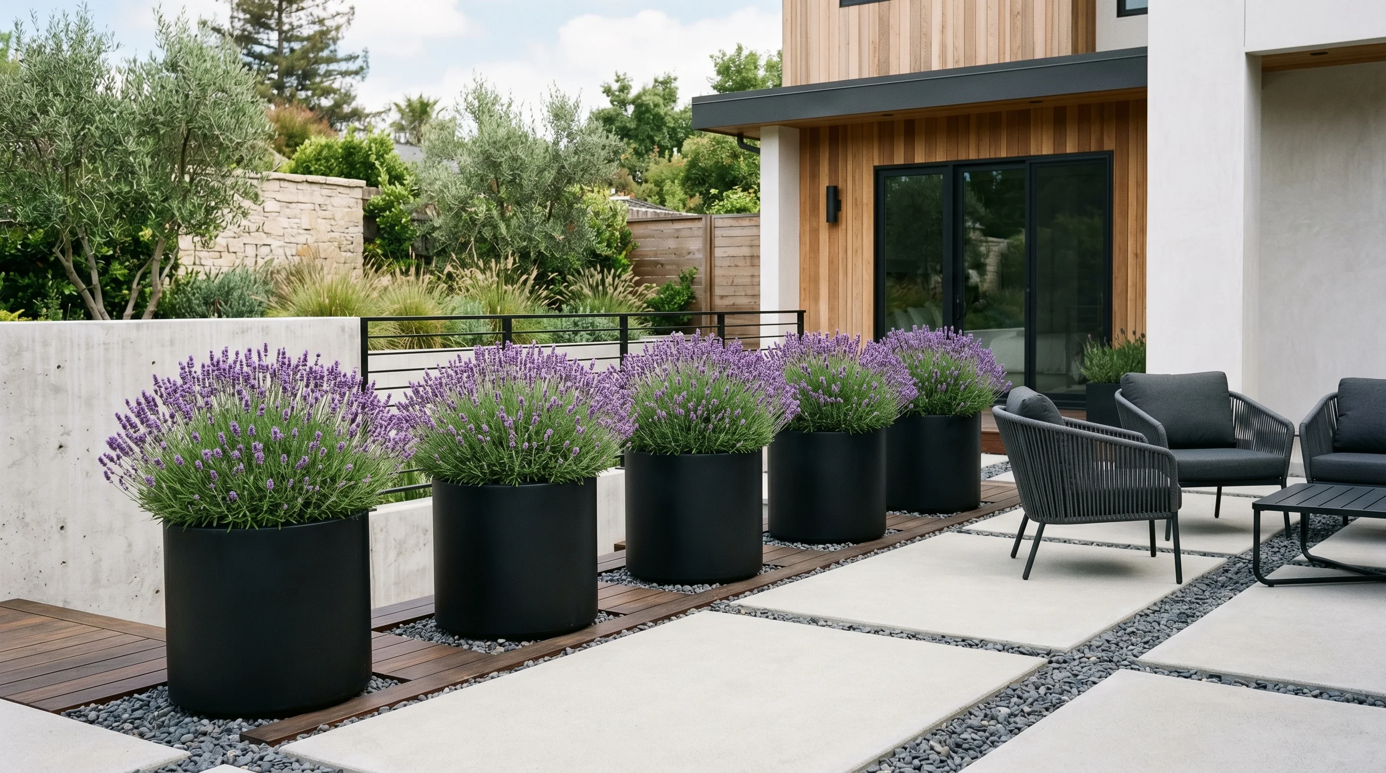Rustic Barrel Style Planter image.