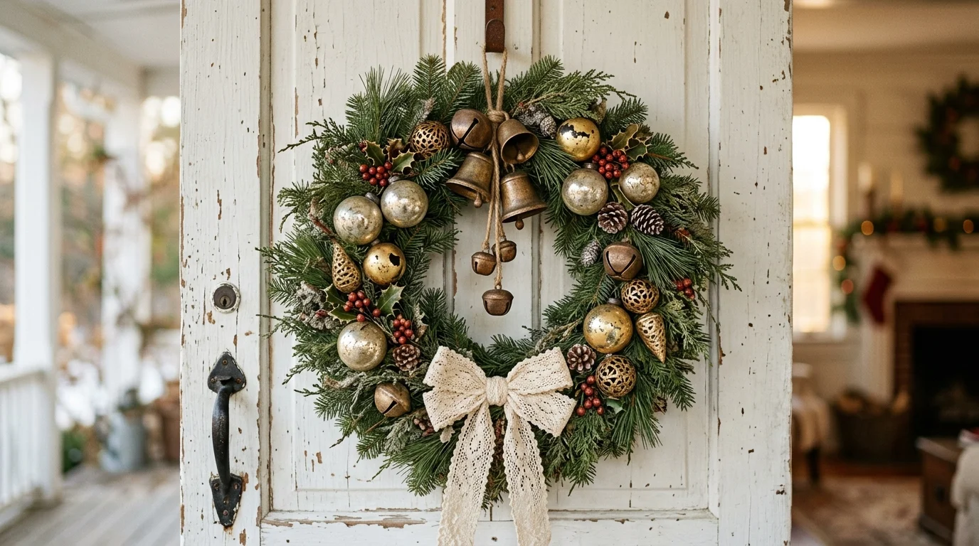 Match the Wreath to the Door image.