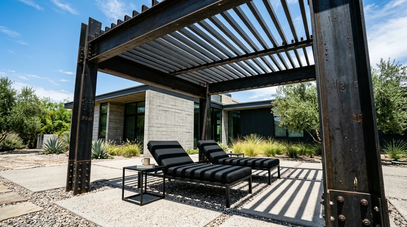 Outdoor Dining Pergola image.
