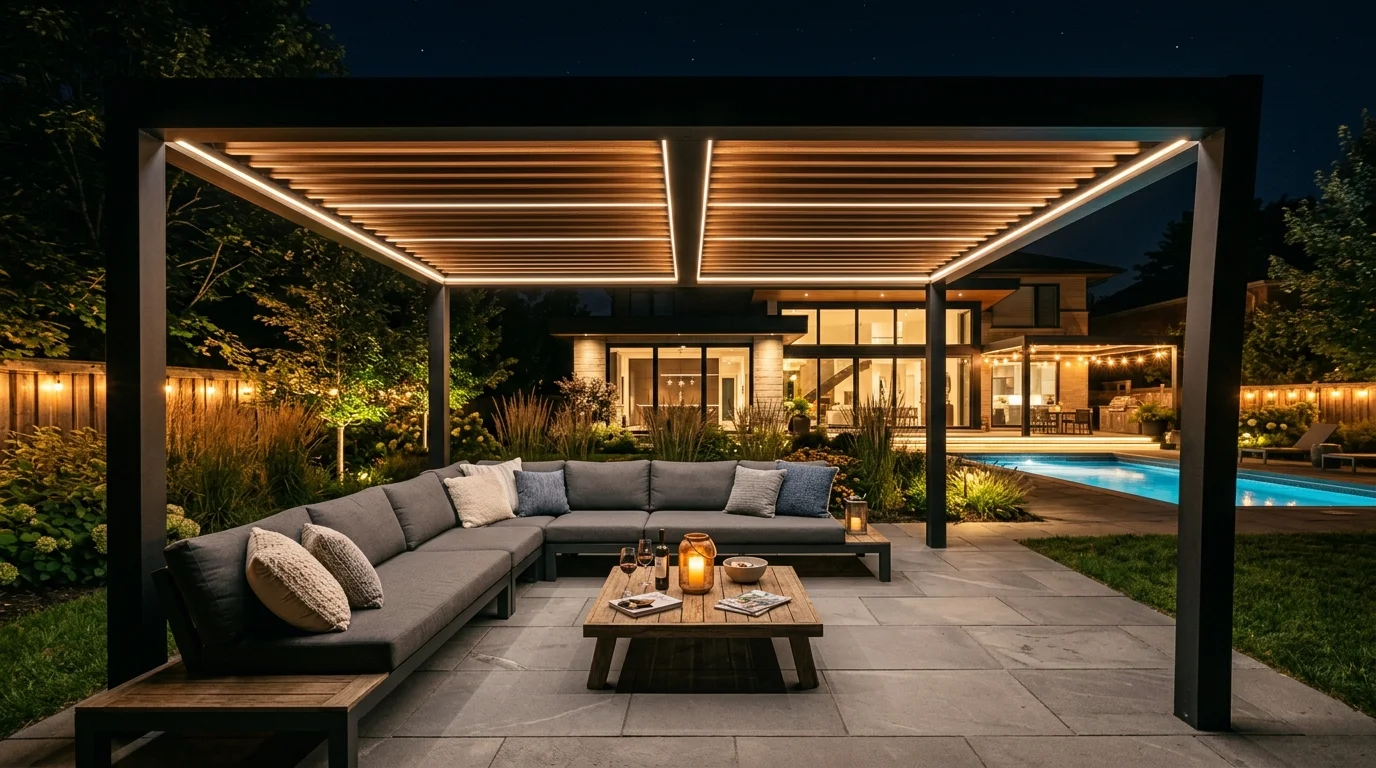 Louvered Roof Style image.