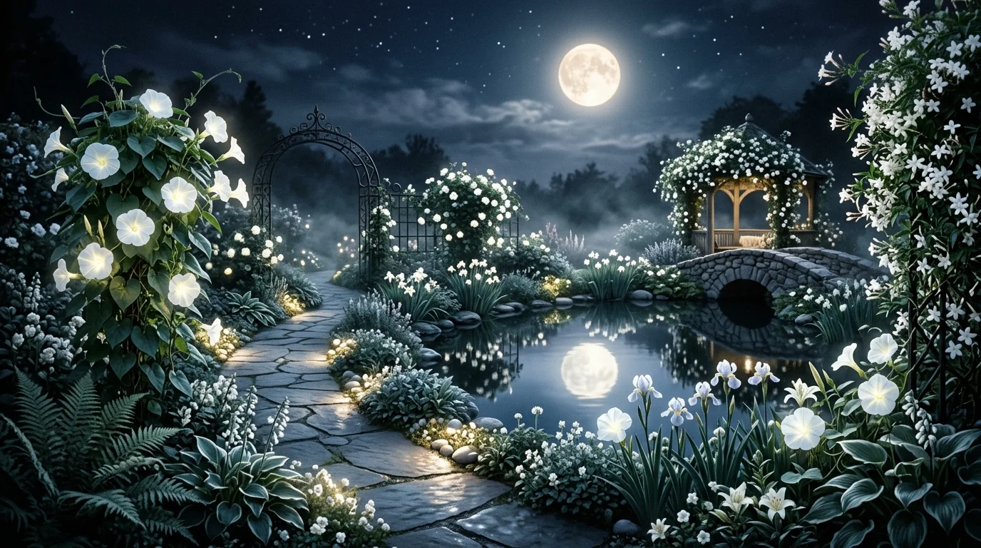 Creative Moon Garden Ideas for Magical Nights inspiration image.