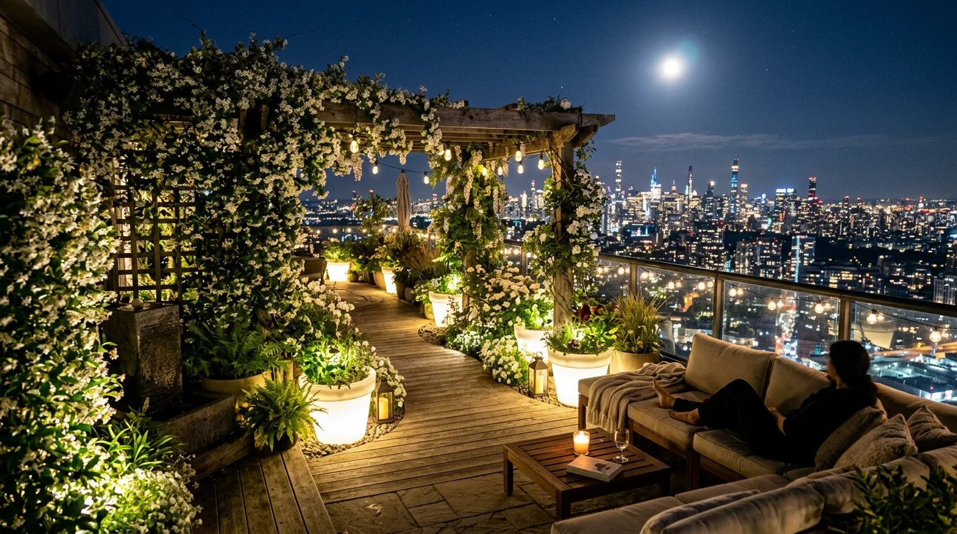 Starlit Courtyard Nook image.