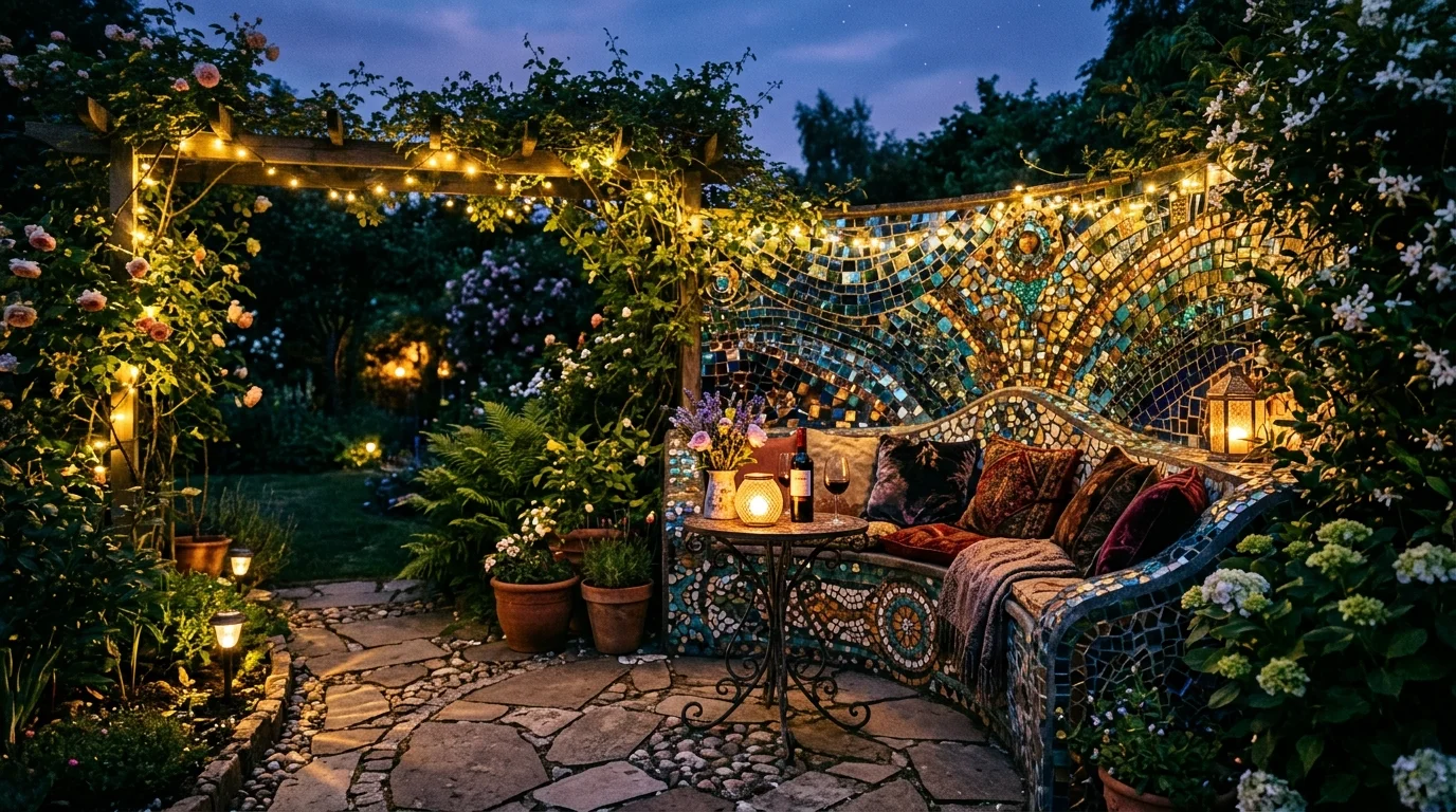 Garden Sign Mosaic image.