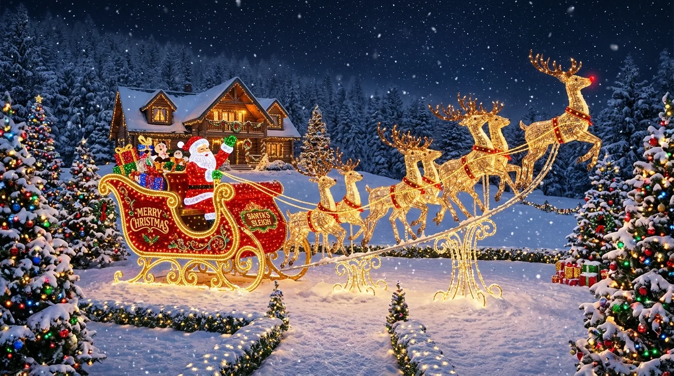 Outdoor Christmas Display Ideas inspiration image.
