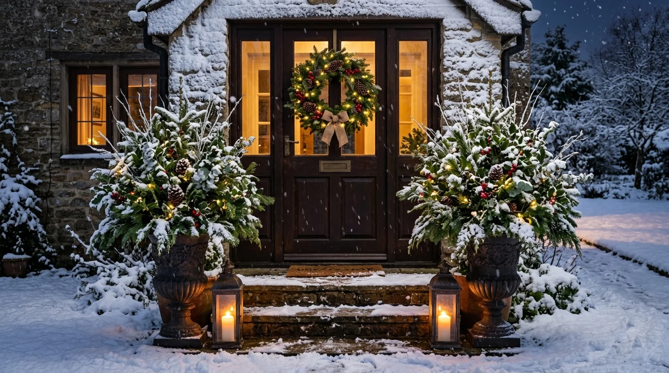 Lantern Pair Urn Entrance image.