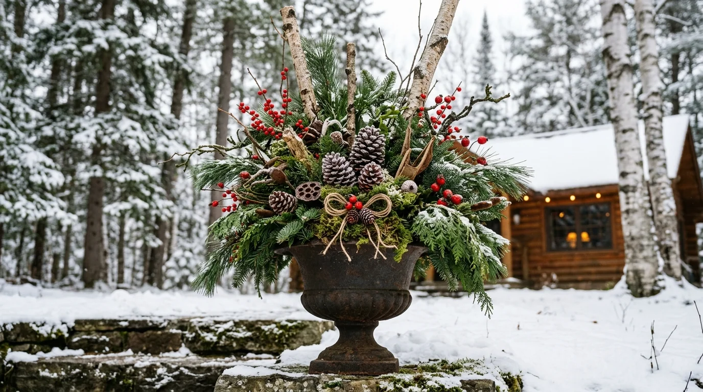 Natural Woodland Urn image.