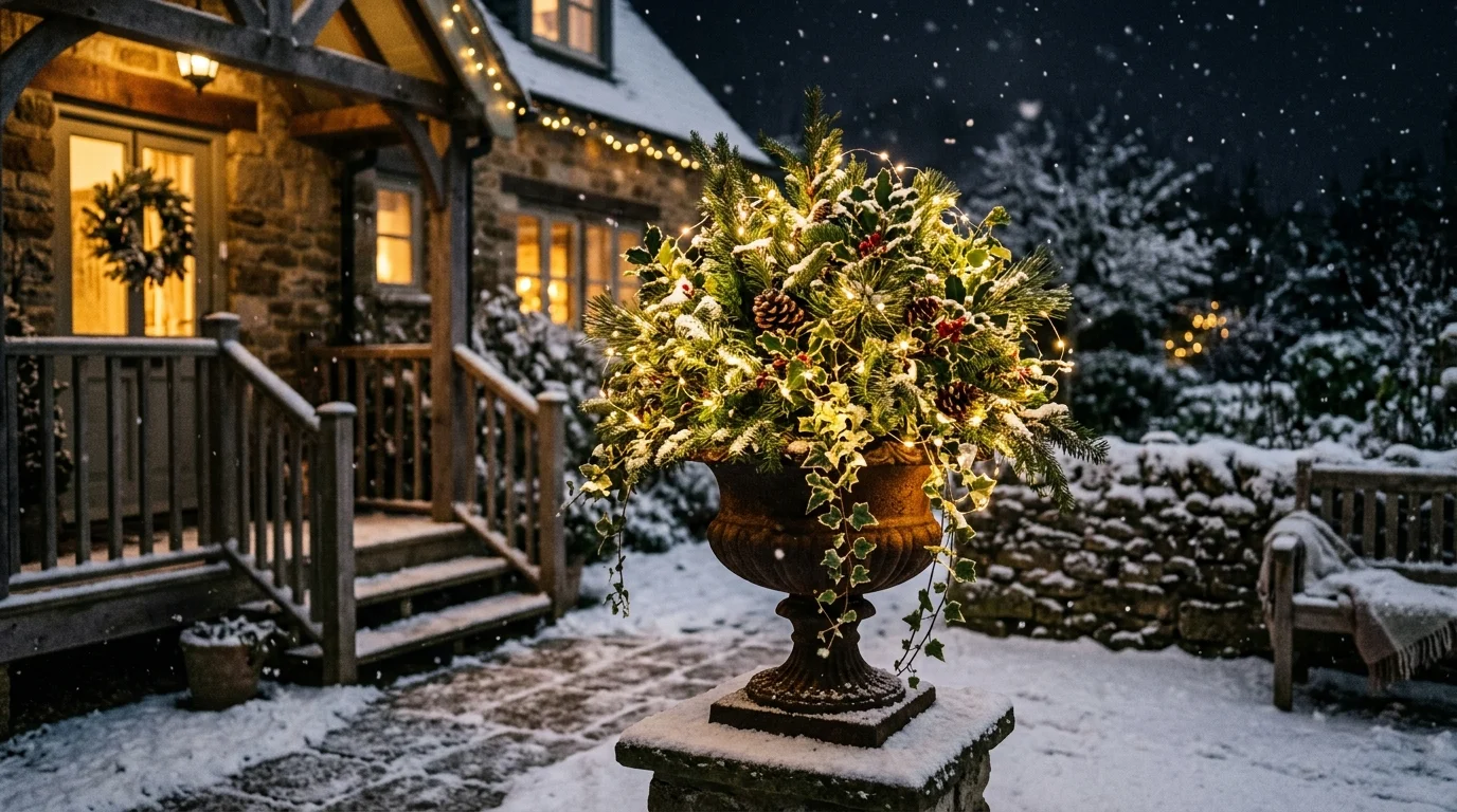 Illuminated Night Urn Display image.